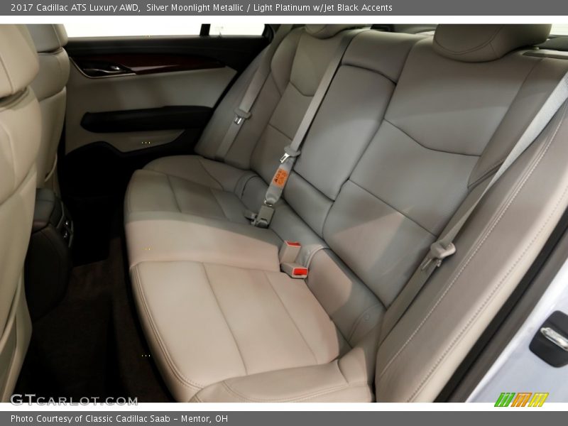 Silver Moonlight Metallic / Light Platinum w/Jet Black Accents 2017 Cadillac ATS Luxury AWD
