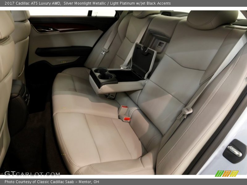 Silver Moonlight Metallic / Light Platinum w/Jet Black Accents 2017 Cadillac ATS Luxury AWD