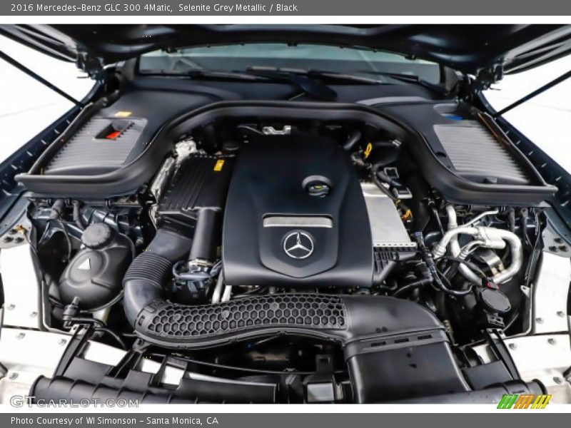 Selenite Grey Metallic / Black 2016 Mercedes-Benz GLC 300 4Matic