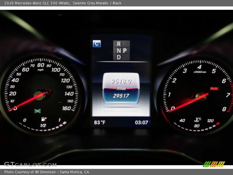 Selenite Grey Metallic / Black 2016 Mercedes-Benz GLC 300 4Matic