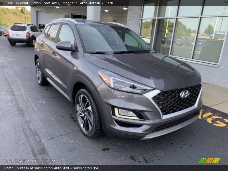 Magnetic Force Metallic / Black 2020 Hyundai Tucson Sport AWD