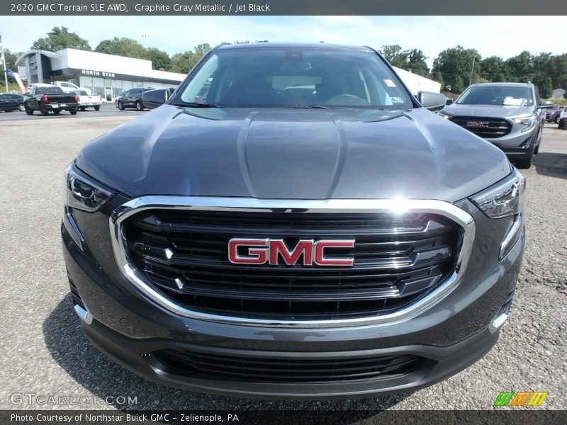 Graphite Gray Metallic / Jet Black 2020 GMC Terrain SLE AWD