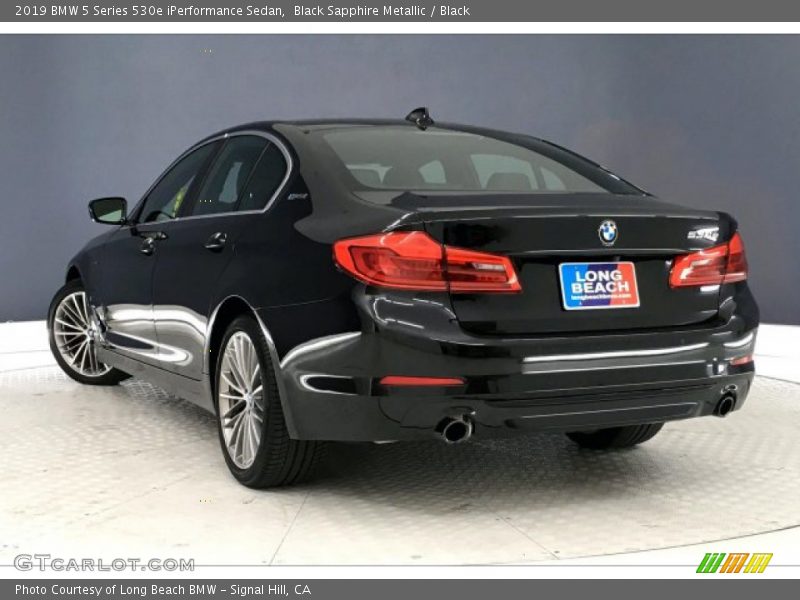 Black Sapphire Metallic / Black 2019 BMW 5 Series 530e iPerformance Sedan