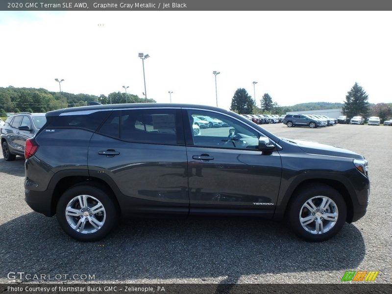 Graphite Gray Metallic / Jet Black 2020 GMC Terrain SLE AWD