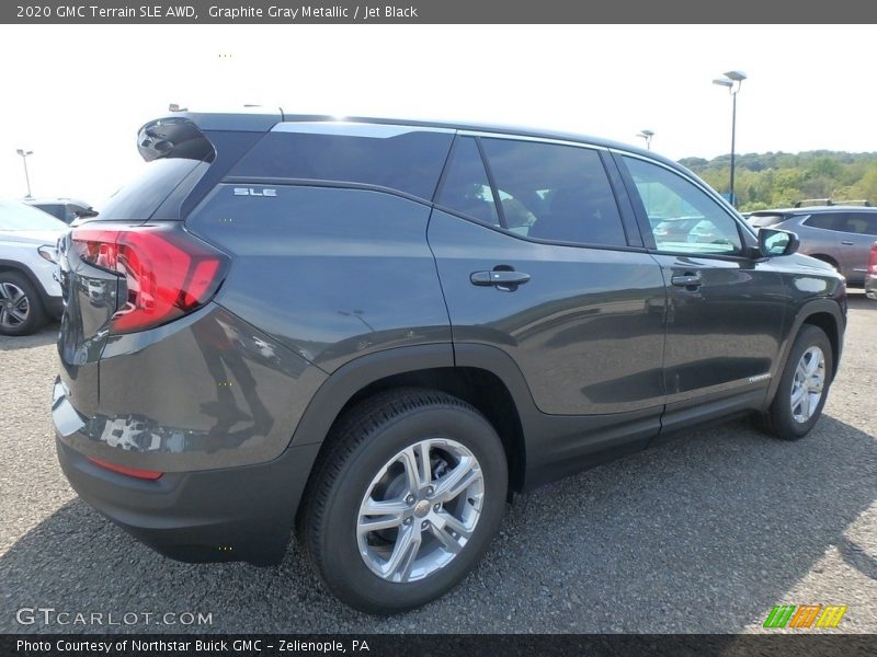 Graphite Gray Metallic / Jet Black 2020 GMC Terrain SLE AWD
