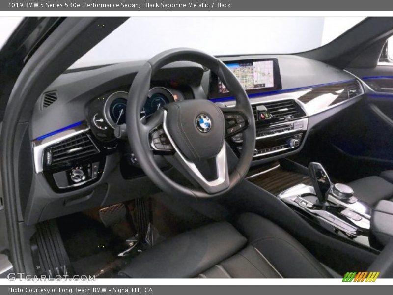 Black Sapphire Metallic / Black 2019 BMW 5 Series 530e iPerformance Sedan