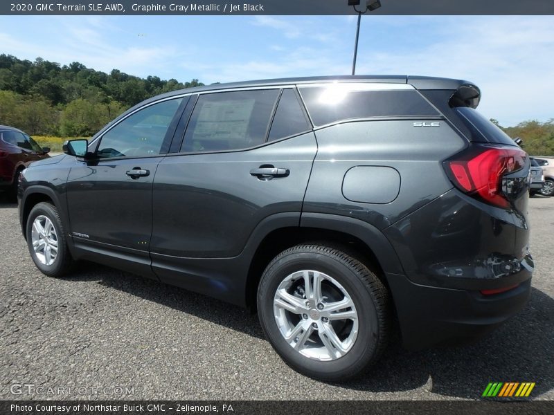 Graphite Gray Metallic / Jet Black 2020 GMC Terrain SLE AWD