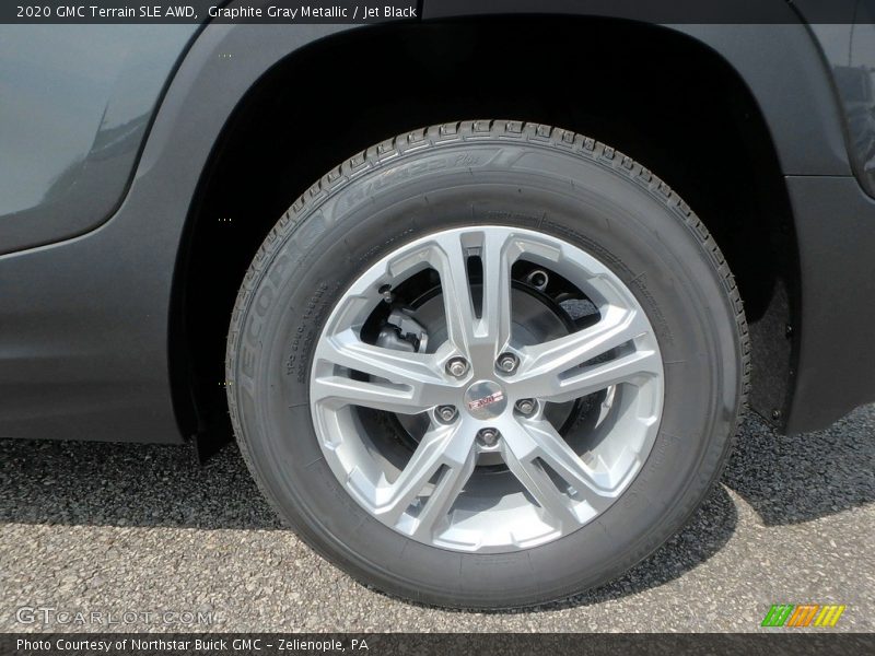 Graphite Gray Metallic / Jet Black 2020 GMC Terrain SLE AWD