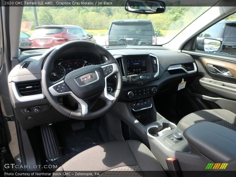 Graphite Gray Metallic / Jet Black 2020 GMC Terrain SLE AWD