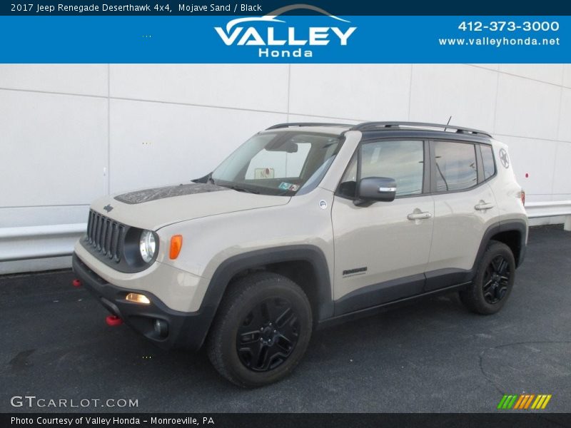 Mojave Sand / Black 2017 Jeep Renegade Deserthawk 4x4