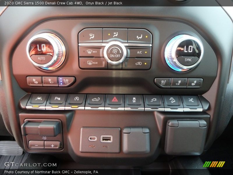 Controls of 2020 Sierra 1500 Denali Crew Cab 4WD