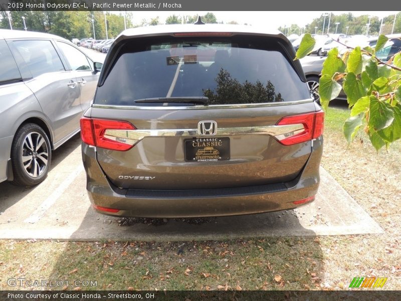 Pacific Pewter Metallic / Mocha 2019 Honda Odyssey EX-L