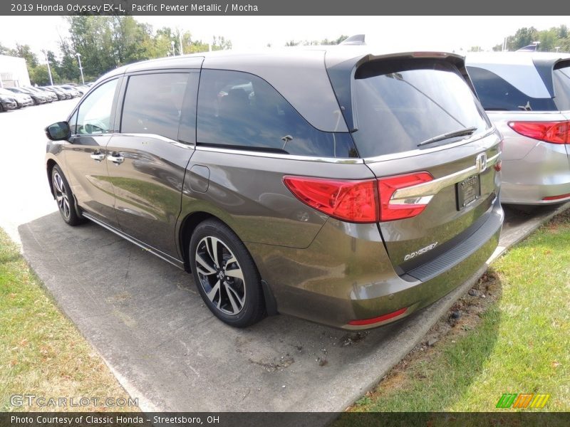 Pacific Pewter Metallic / Mocha 2019 Honda Odyssey EX-L