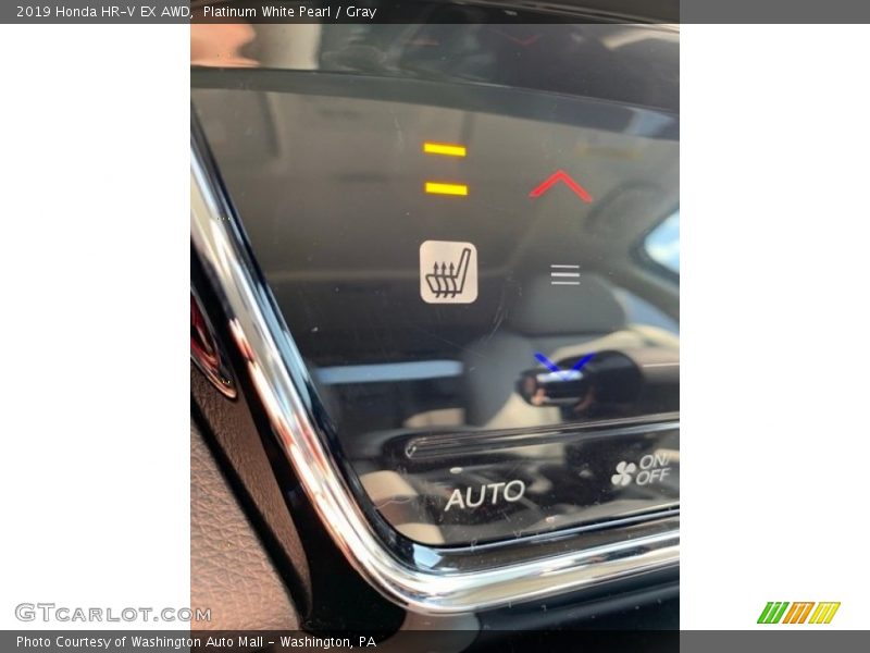 Platinum White Pearl / Gray 2019 Honda HR-V EX AWD
