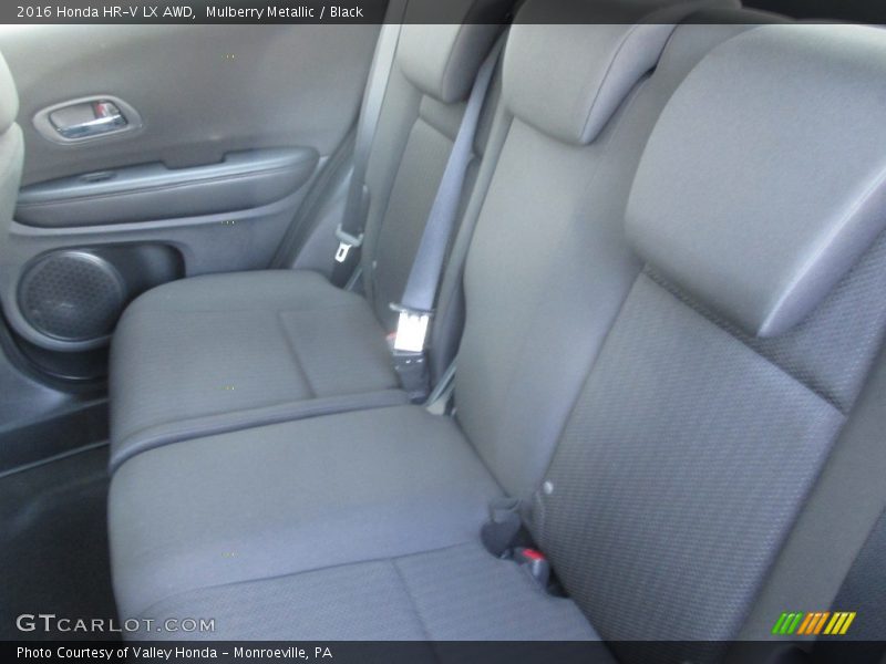 Mulberry Metallic / Black 2016 Honda HR-V LX AWD