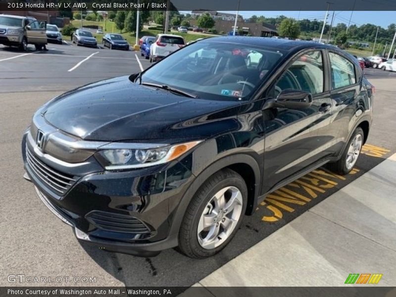 Crystal Black Pearl / Black 2019 Honda HR-V LX AWD