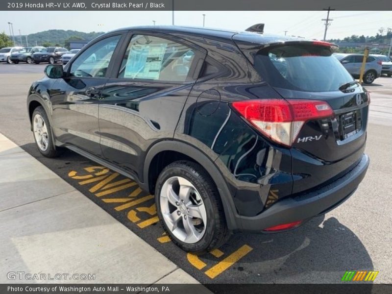 Crystal Black Pearl / Black 2019 Honda HR-V LX AWD