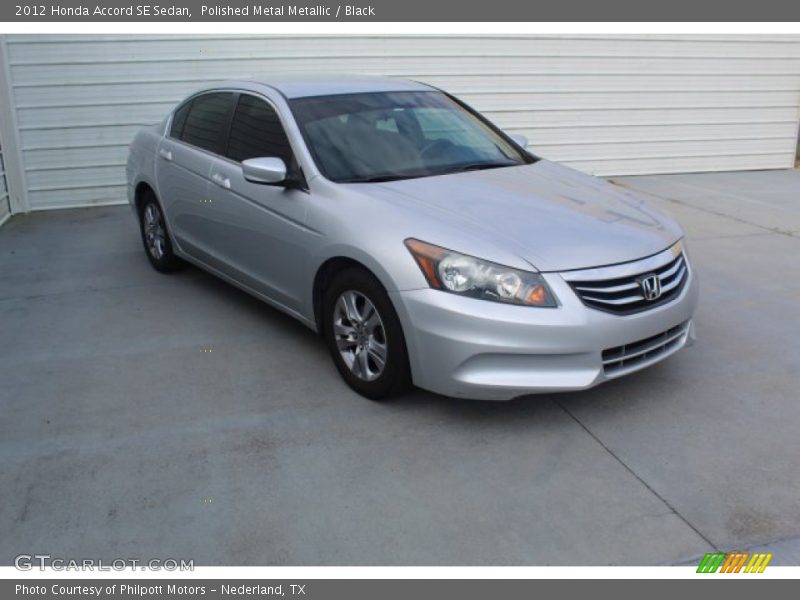 Polished Metal Metallic / Black 2012 Honda Accord SE Sedan