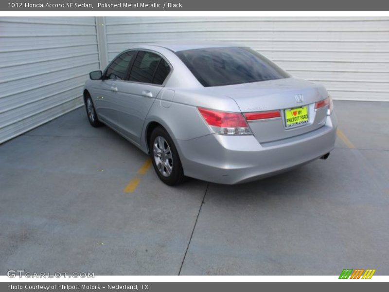 Polished Metal Metallic / Black 2012 Honda Accord SE Sedan
