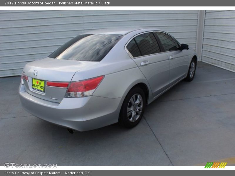 Polished Metal Metallic / Black 2012 Honda Accord SE Sedan