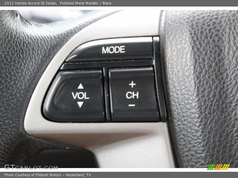 Polished Metal Metallic / Black 2012 Honda Accord SE Sedan