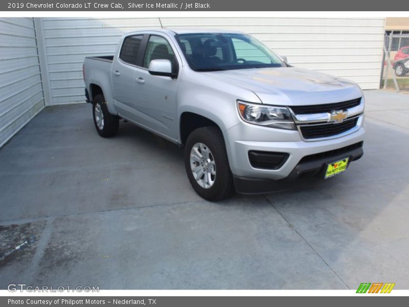 Silver Ice Metallic / Jet Black 2019 Chevrolet Colorado LT Crew Cab