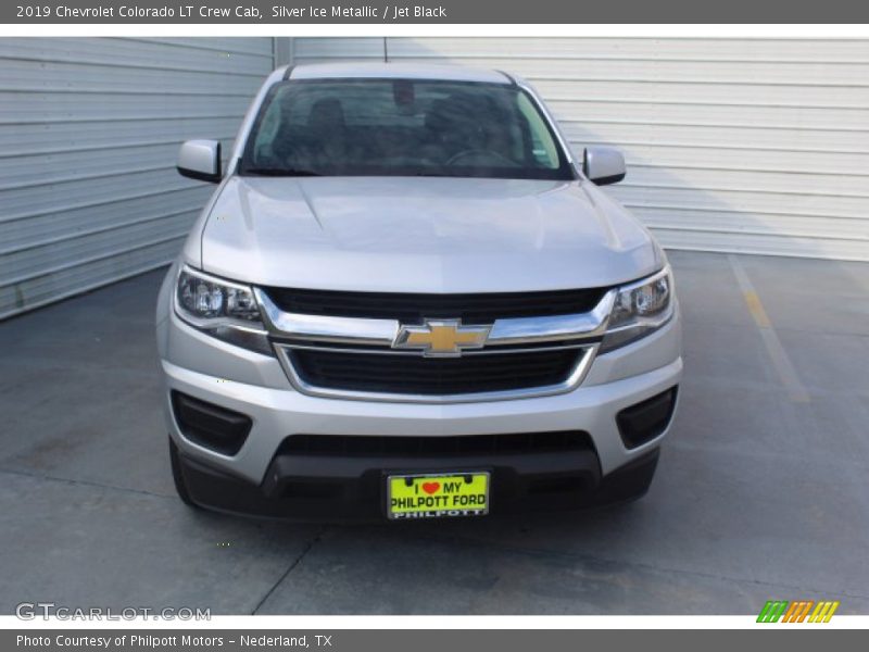 Silver Ice Metallic / Jet Black 2019 Chevrolet Colorado LT Crew Cab