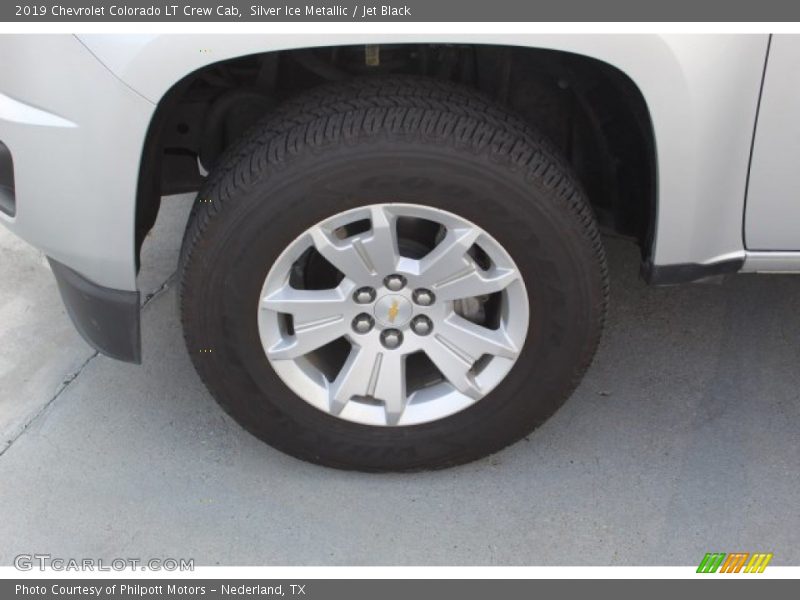Silver Ice Metallic / Jet Black 2019 Chevrolet Colorado LT Crew Cab