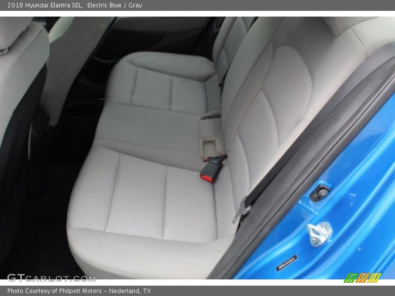 Electric Blue / Gray 2018 Hyundai Elantra SEL