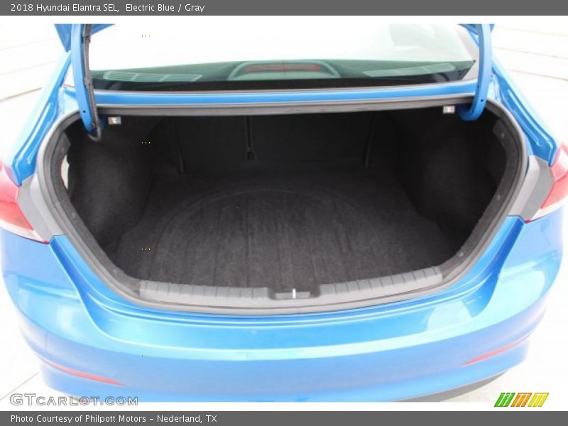 Electric Blue / Gray 2018 Hyundai Elantra SEL