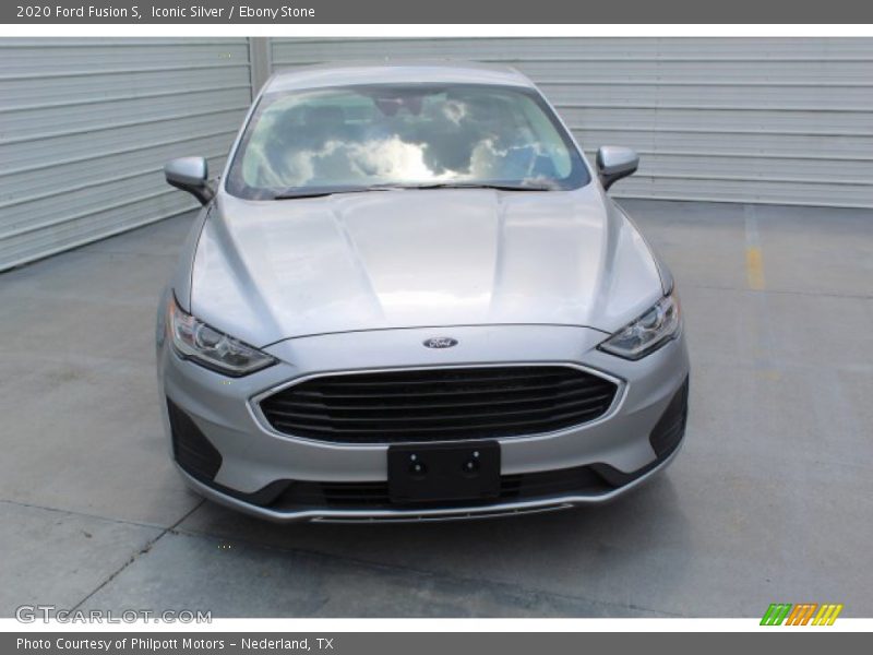 Iconic Silver / Ebony Stone 2020 Ford Fusion S