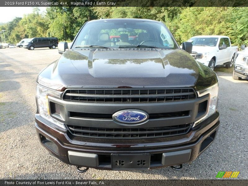 Magma Red / Earth Gray 2019 Ford F150 XL SuperCab 4x4