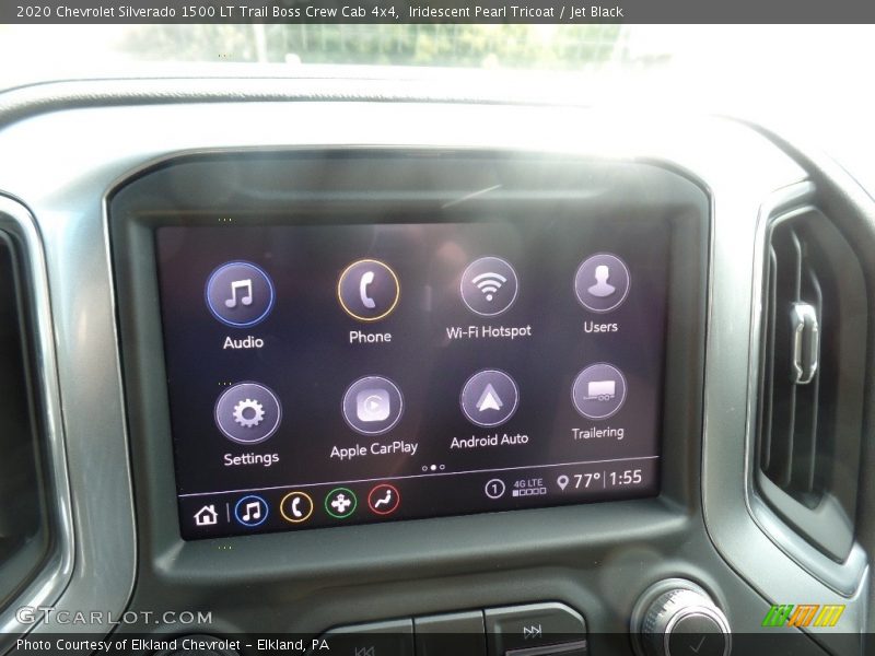 Iridescent Pearl Tricoat / Jet Black 2020 Chevrolet Silverado 1500 LT Trail Boss Crew Cab 4x4