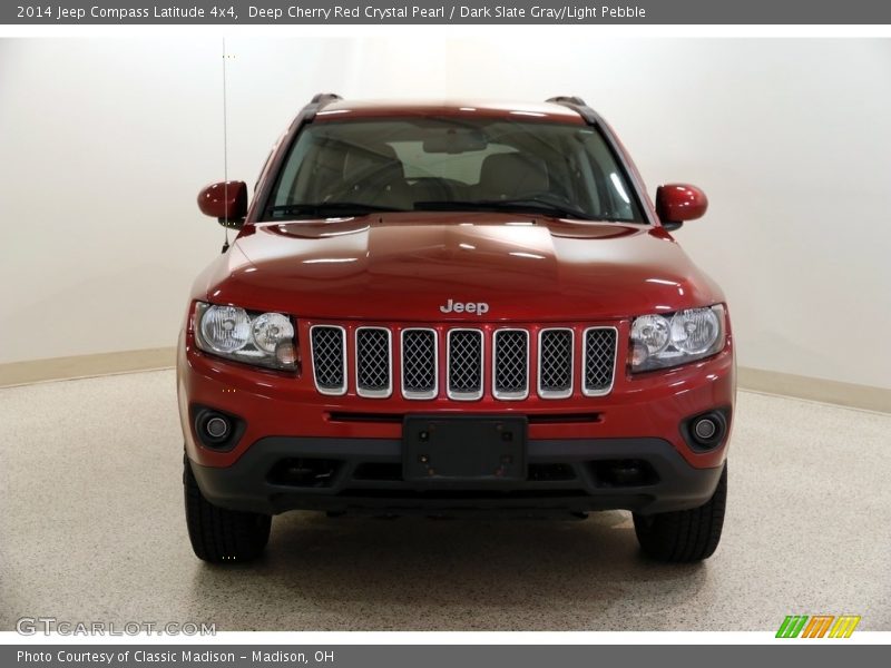 Deep Cherry Red Crystal Pearl / Dark Slate Gray/Light Pebble 2014 Jeep Compass Latitude 4x4