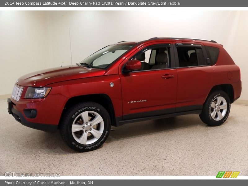 Deep Cherry Red Crystal Pearl / Dark Slate Gray/Light Pebble 2014 Jeep Compass Latitude 4x4