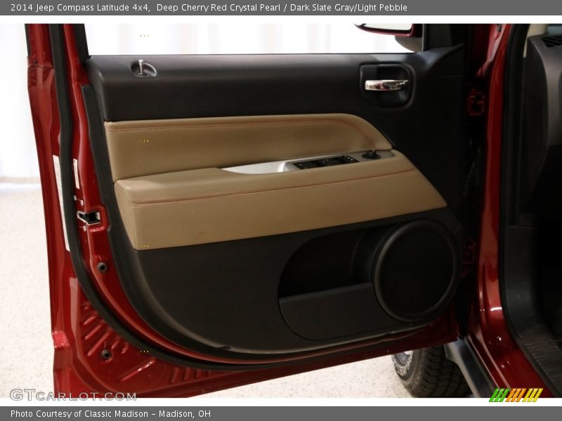 Deep Cherry Red Crystal Pearl / Dark Slate Gray/Light Pebble 2014 Jeep Compass Latitude 4x4