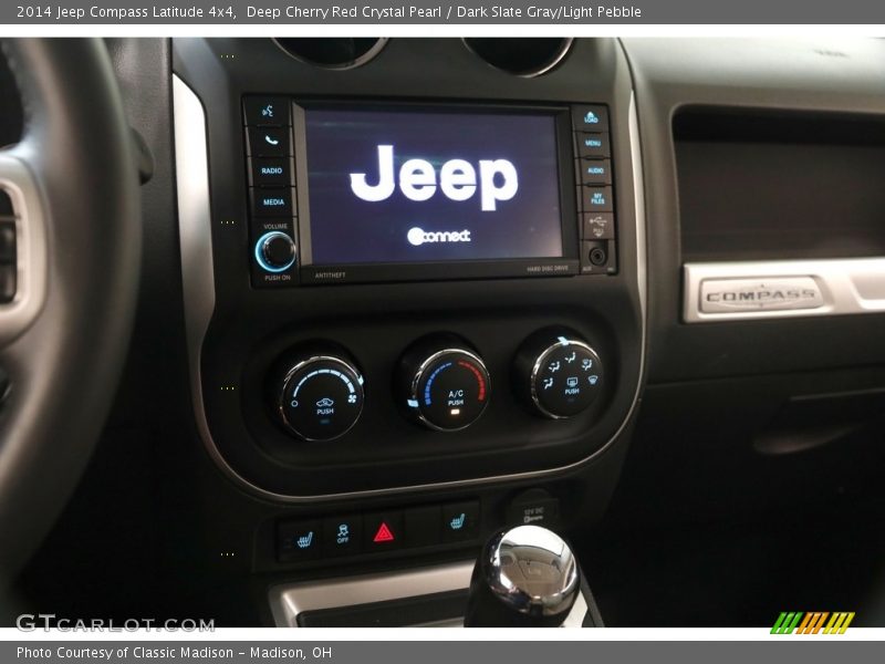 Deep Cherry Red Crystal Pearl / Dark Slate Gray/Light Pebble 2014 Jeep Compass Latitude 4x4