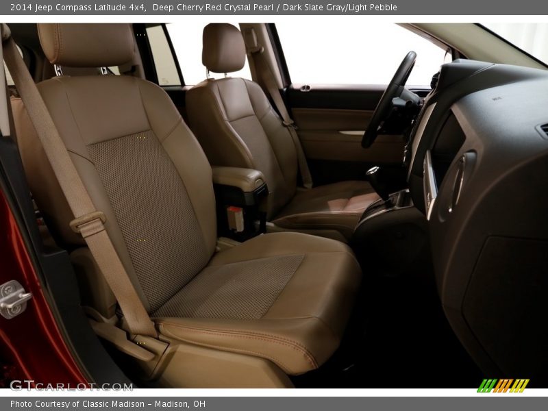 Deep Cherry Red Crystal Pearl / Dark Slate Gray/Light Pebble 2014 Jeep Compass Latitude 4x4