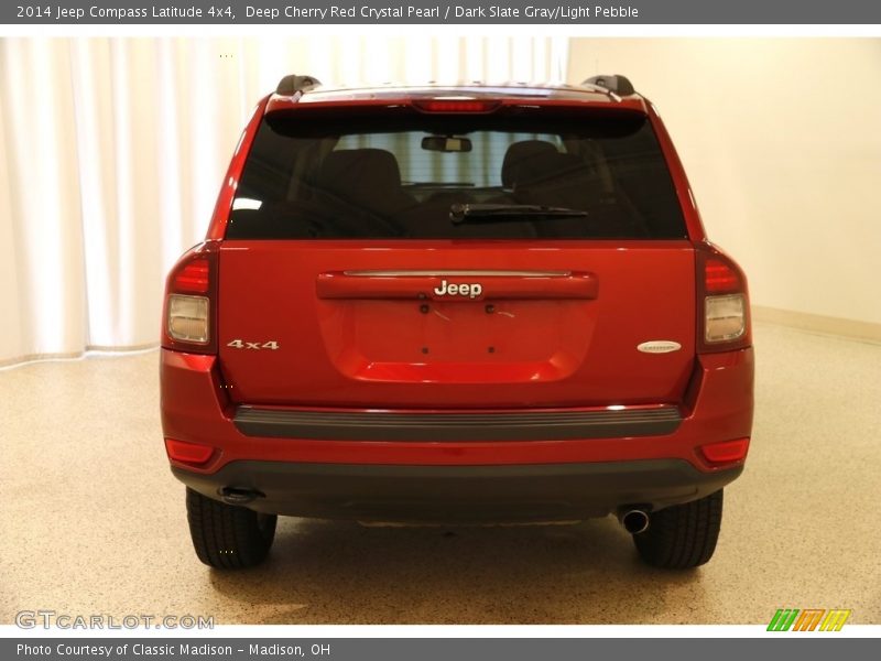 Deep Cherry Red Crystal Pearl / Dark Slate Gray/Light Pebble 2014 Jeep Compass Latitude 4x4