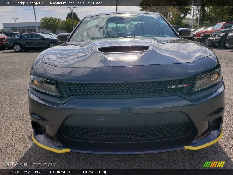 Maximum Steel Metallic / Black 2019 Dodge Charger GT