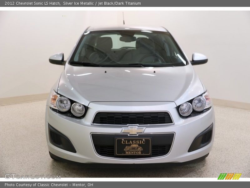Silver Ice Metallic / Jet Black/Dark Titanium 2012 Chevrolet Sonic LS Hatch