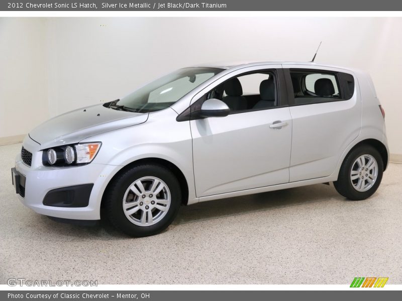 Silver Ice Metallic / Jet Black/Dark Titanium 2012 Chevrolet Sonic LS Hatch
