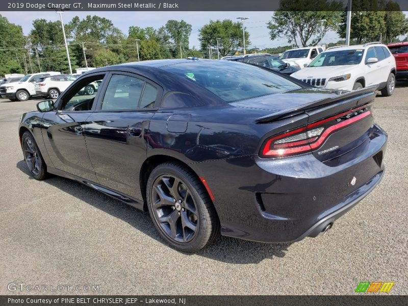 Maximum Steel Metallic / Black 2019 Dodge Charger GT