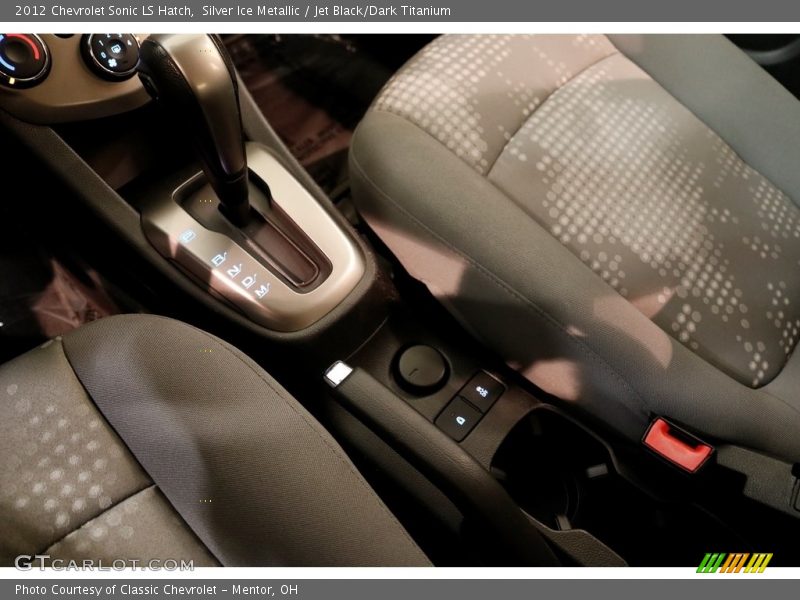 Silver Ice Metallic / Jet Black/Dark Titanium 2012 Chevrolet Sonic LS Hatch