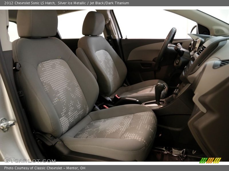 Silver Ice Metallic / Jet Black/Dark Titanium 2012 Chevrolet Sonic LS Hatch