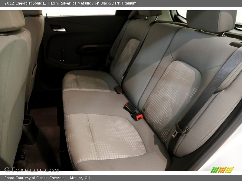 Silver Ice Metallic / Jet Black/Dark Titanium 2012 Chevrolet Sonic LS Hatch
