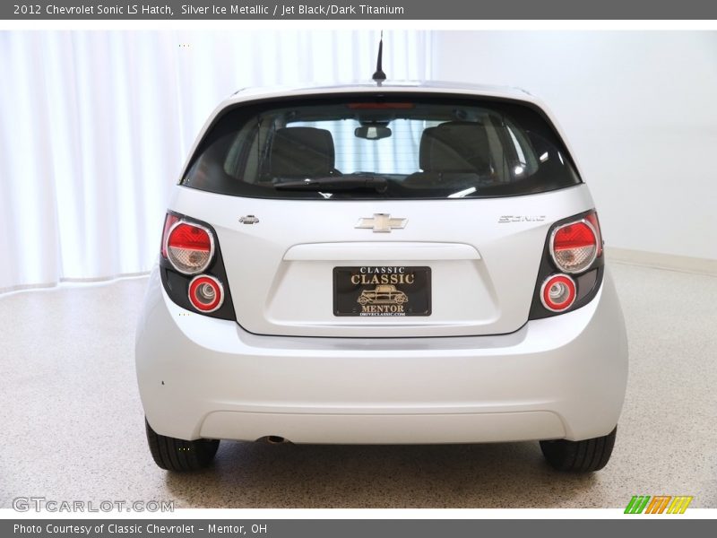 Silver Ice Metallic / Jet Black/Dark Titanium 2012 Chevrolet Sonic LS Hatch