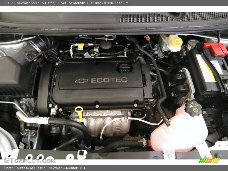 Silver Ice Metallic / Jet Black/Dark Titanium 2012 Chevrolet Sonic LS Hatch