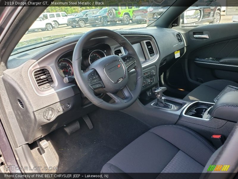 Maximum Steel Metallic / Black 2019 Dodge Charger GT