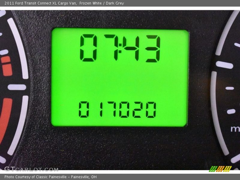Frozen White / Dark Grey 2011 Ford Transit Connect XL Cargo Van